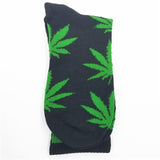 Comfortable High Quality Cotton Socks Cannabis Leaf Casual/Long