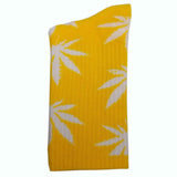 Comfortable High Quality Cotton Socks Cannabis Leaf Casual/Long