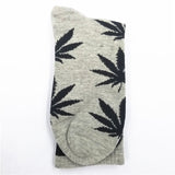 Comfortable High Quality Cotton Socks Cannabis Leaf Casual/Long