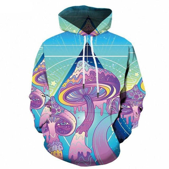 Psychedelic Hoodies - Mystical Mushrooms