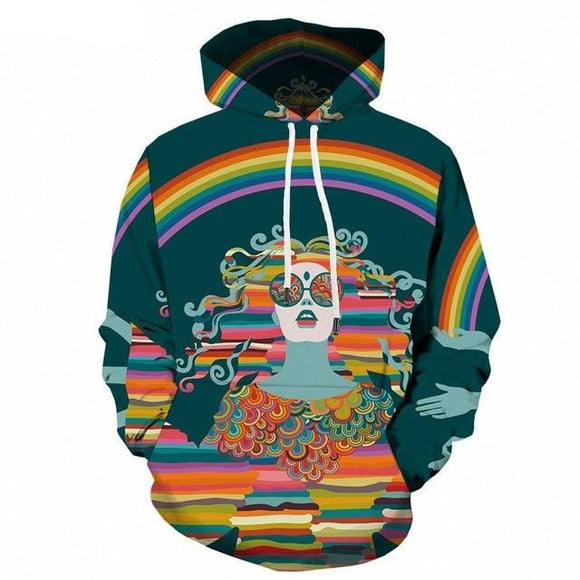 Psychedelic Hoodies - Hippie Rainbows