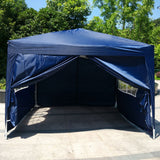 10'x 10' 4 WALLS Indoor/Outdoor Folding Canopy Tent