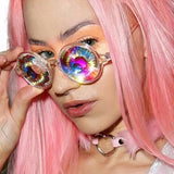 Psychedelic - Round Kaleidoscope Mosaic Sunglasses