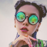 Psychedelic - Round Kaleidoscope Mosaic Sunglasses