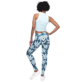 Cannabis Print Leggings High Waist