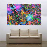 Psychedelic - 3D Kaleidoscope Silk Poster