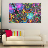 Psychedelic - 3D Kaleidoscope Silk Poster