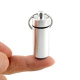 Mini Waterproof Aluminum Keychain Stash Container