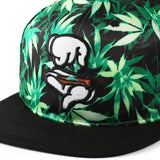 Fingers Rollin Cannabis Snapback Flat Bill Hat