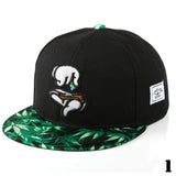 Fingers Rollin Cannabis Snapback Flat Bill Hat