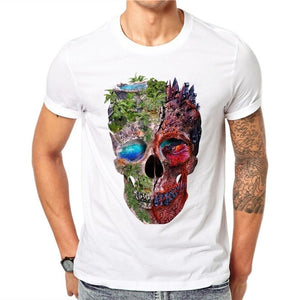 Cool Tees - Forest Skull Yin-Yang T-shirt